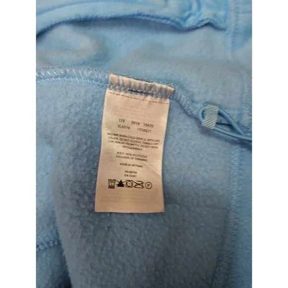 Columbia Women L Light Blue Fleece Full Zip Jacket Cozy Warm Pockets - Picture 8 of 13